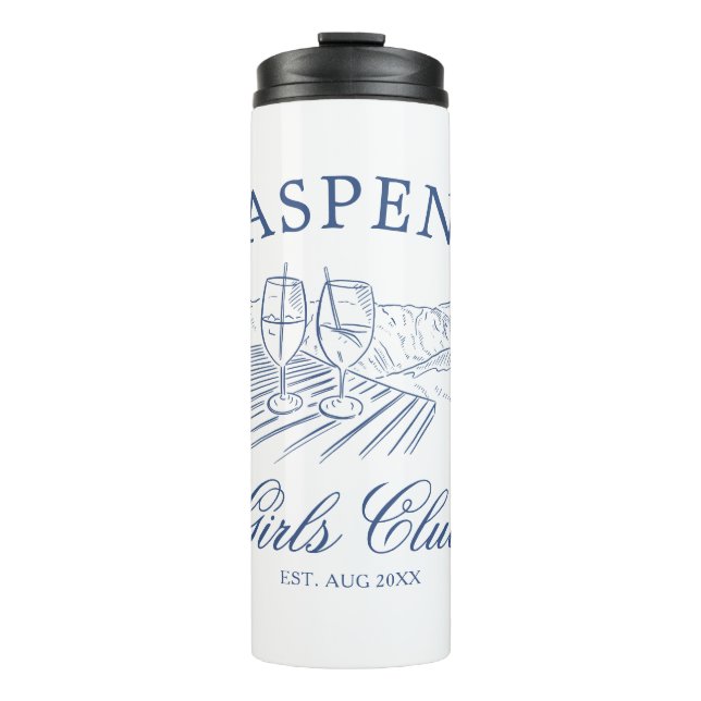 Après Ski With The Bride to Be Bach Weekend Thermal Tumbler (Front)