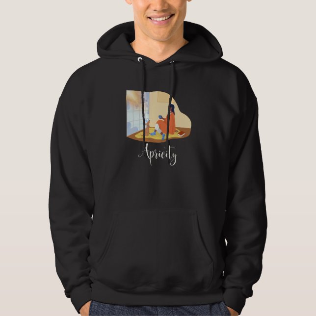 Apricity Cozy Winter Reading Hoodie (Front)