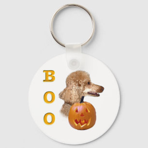 Apricot Coated Poodle Boo Keychain