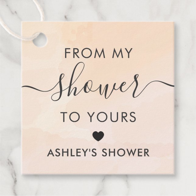 Apricot De Ma Douche À La Vôtre, Étiquette Fête de (Devant)