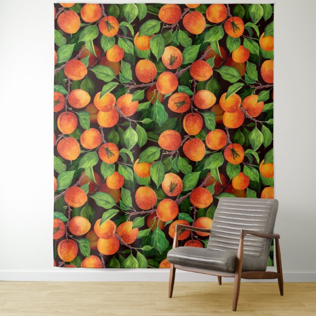 Apricot garden 1 tapestry (In Situ)