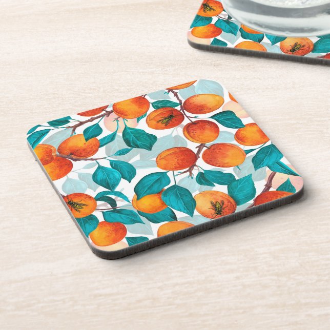 Apricot garden 4 coaster (Left Side)