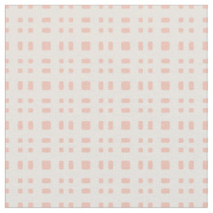 Apricot Geometric Tiled Fabric