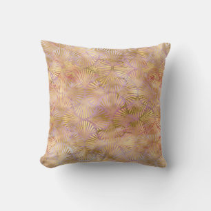 APRICOT GOLD ART DECO MARBLE CUSHION