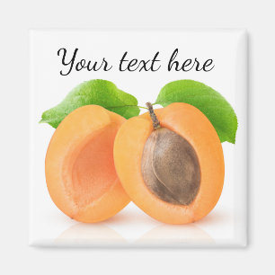 Apricot halves magnet