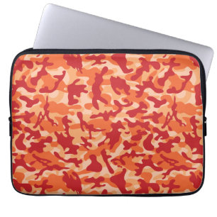 Apricot Lava Camouflage Laptop Sleeve