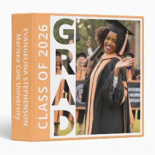 Apricot Nursing Graduation Graduate Photo Album Binder