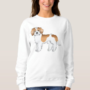 Apricot Parti-colour Mini Goldendoodle Dog Sweatshirt