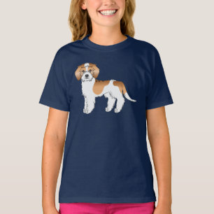 Apricot Parti-colour Mini Goldendoodle Dog T-Shirt