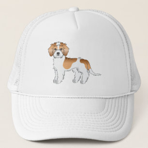 Apricot Parti-colour Mini Goldendoodle Dog Trucker Hat