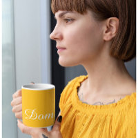 Apricot Perfection - Customizable Name Coffee Mug
