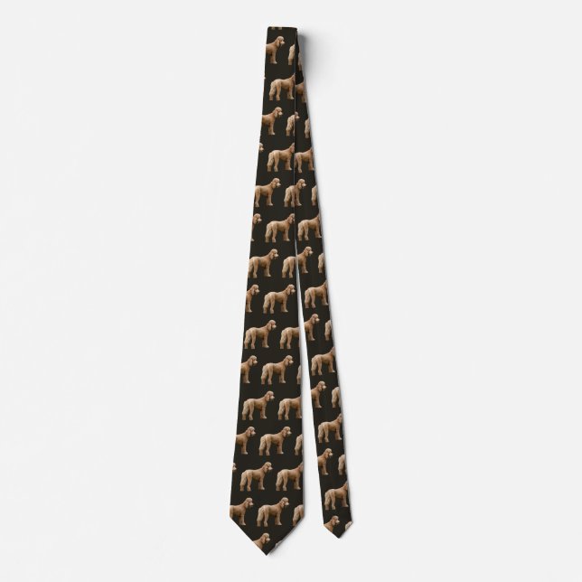 Apricot Poodle Tie (Front)