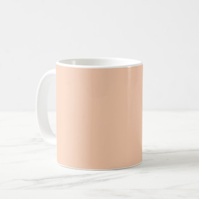  Apricot (solid color) 	 Coffee Mug (Front Left)