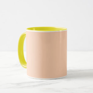 Apricot (solid colour) Mug