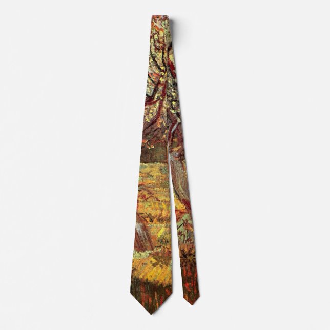 Apricot Trees in Blossom by Vincent van Gogh Tie (Front)