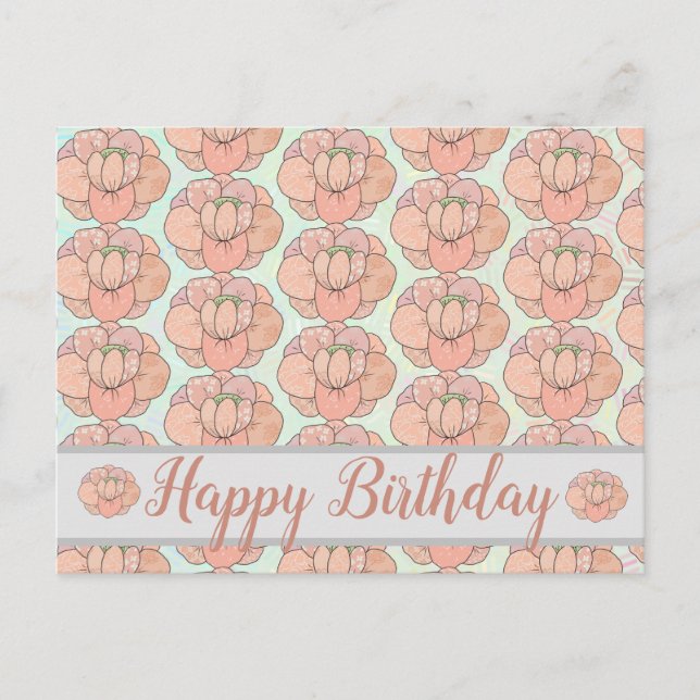 Aprikotrose Postcard (Front)