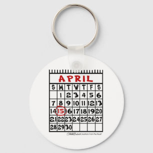 April 15-Tax Humour Keychain