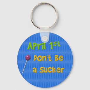 April 1st Sucker Keychain