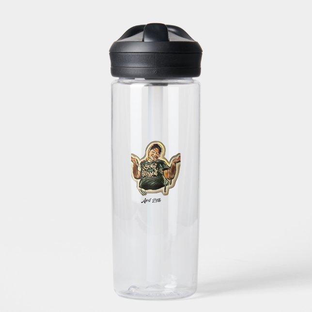 April 24th  water bottle (Front)