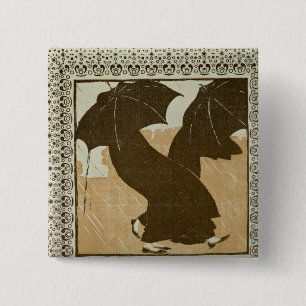 April 2 Inch Square Button