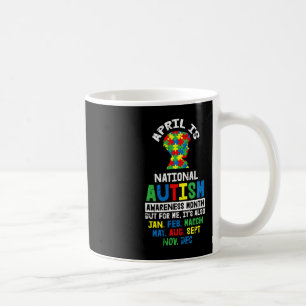 April Autism Awareness Gifts For Autistic Boys Puz Coffee Mug