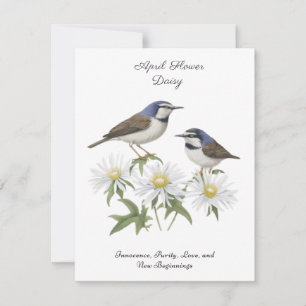 April Birth Month Flower Daisy Cherished Birthday