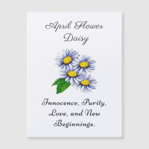 April Birth Month Flower Daisy Fresh and Simple