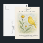 April Birthday Bible Verse Cross and Resurrection  Postcard<br><div class="desc">Elegant April Christian birthday featuring a cross and resurrection message with soft spring florals. A meaningful faith-based greeting perfect for April birthdays,  Easter season encouragement,  church friends,  and women of faith. Beautiful spiritual design celebrating renewal,  grace,  and hope.</div>