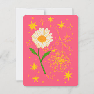 April Birthday Month Card (Daisy)