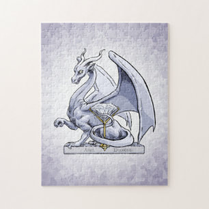 April Birthstone Dragon: Diamond Jigsaw Puzzle
