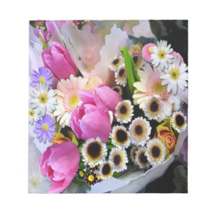 April Bouquet Notepad