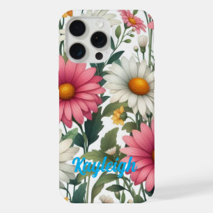 April daisy birth month flower iPhone 15 pro max case