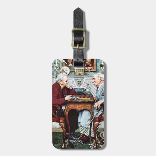 April Fool, 1943 Luggage Tag (Front Vertical)