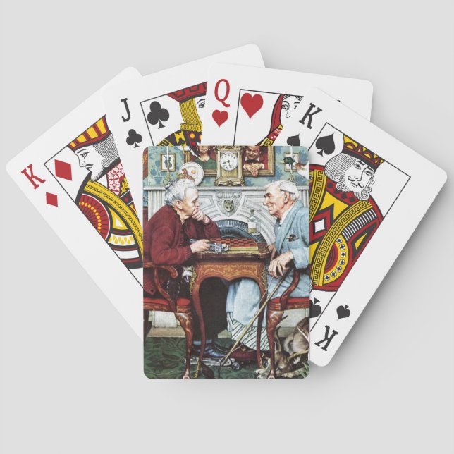 April Fool, 1943 Playing Cards (Back)