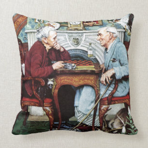 April Fool, 1943 Throw Pillow