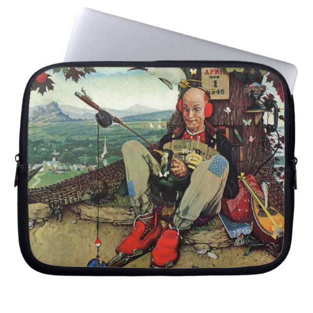 April Fool, 1945 Laptop Sleeve (Front)