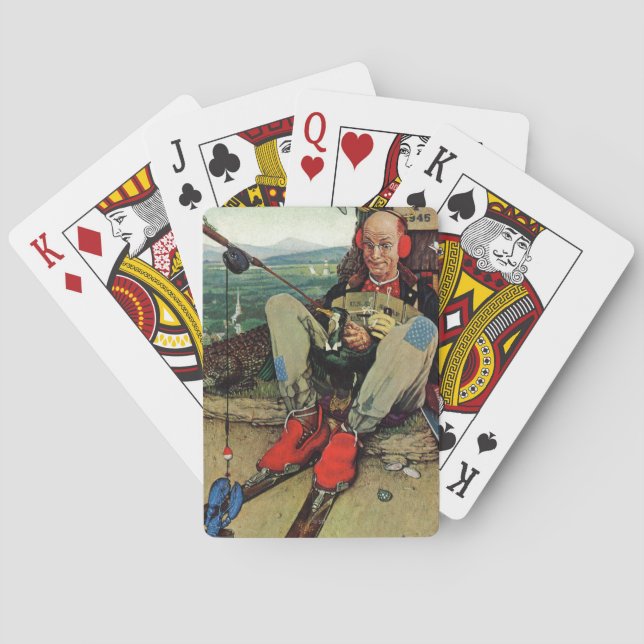 April Fool, 1945 Playing Cards (Back)