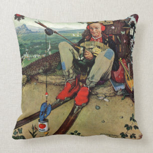April Fool, 1945 Throw Pillow