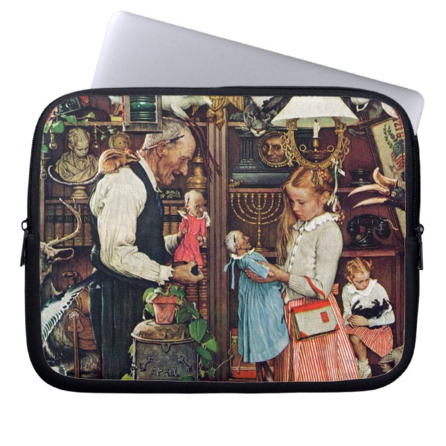 April Fool, 1948 Laptop Sleeve (Front)