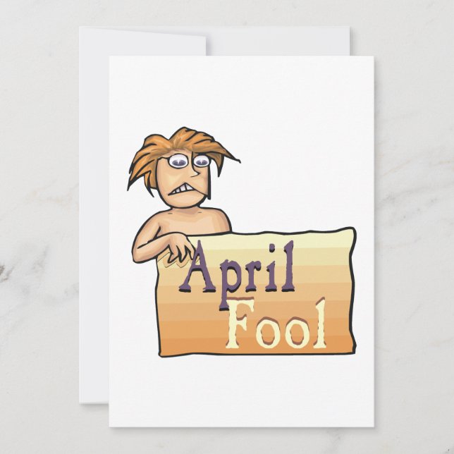 April Fool Invitation (Front)