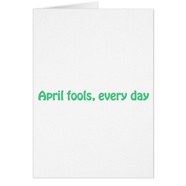 April fools (Front)