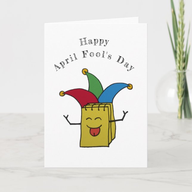 April Fool's Calendar Card (Front)