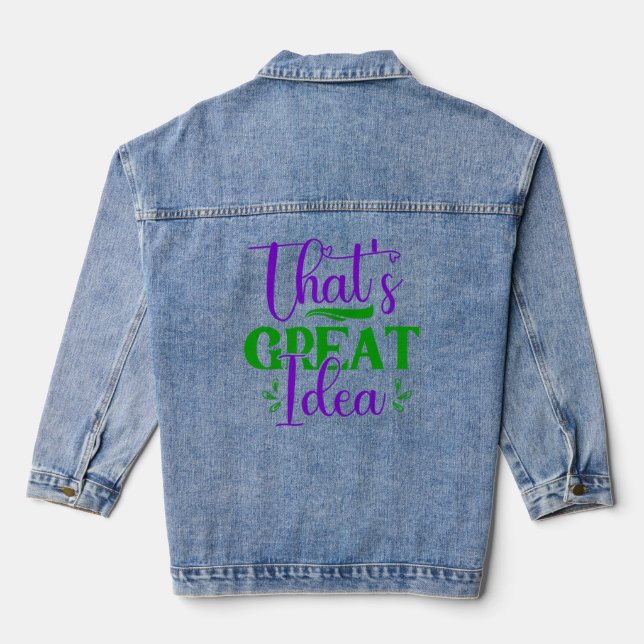 April Fools Day 2024 Denim Jacket (Back)