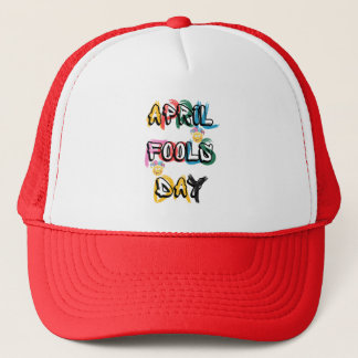 April Fools day April first Colour  Trucker Hat