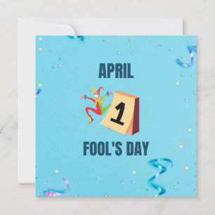 April fools day holiday card
