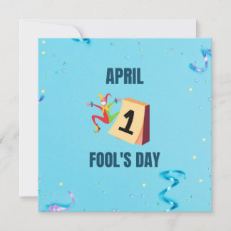 April fools day holiday card