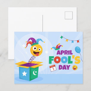 April Fool's Day Holiday Postcard