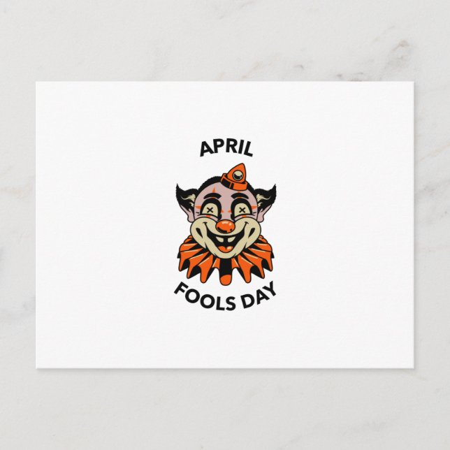 April fools day holiday postcard (Front)