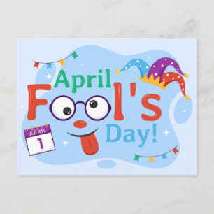 April Fool's Day Holiday Postcard