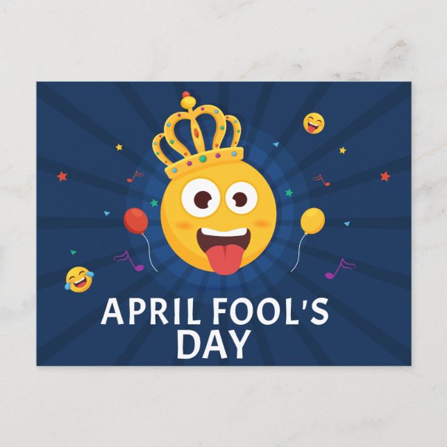 April Fool's Day Holiday Postcard (Front)